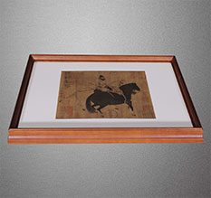 盘县书画装裱配框服务案例